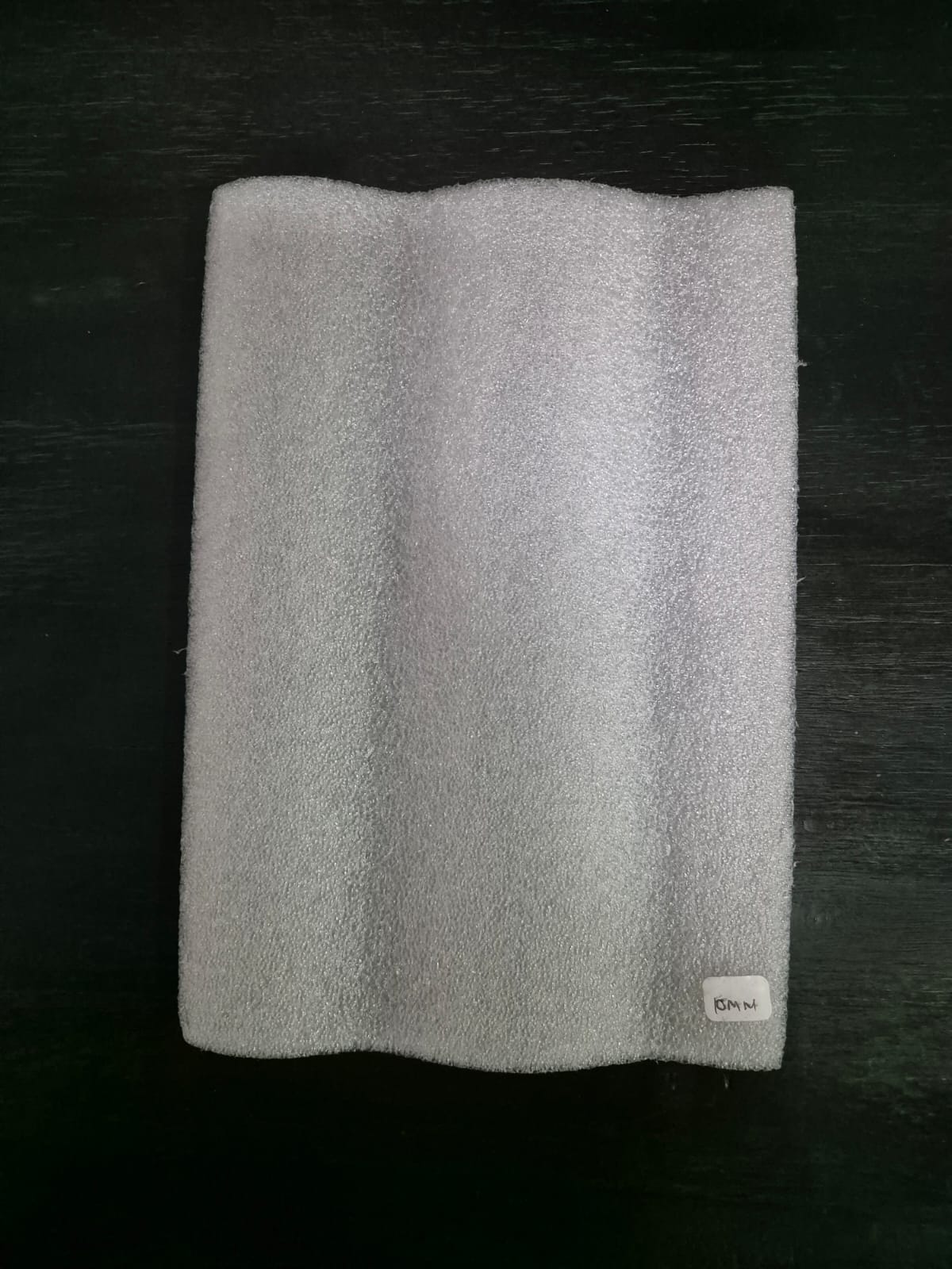 Foil-faced foam sample